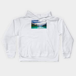 Peaceful Maligne Lake Kids Hoodie